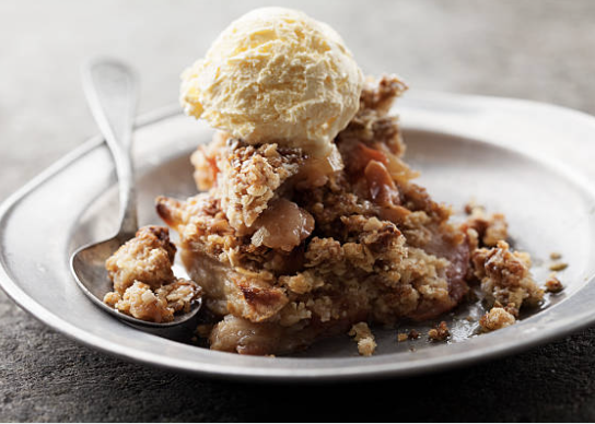 Vegan Apple Crisp Dessert